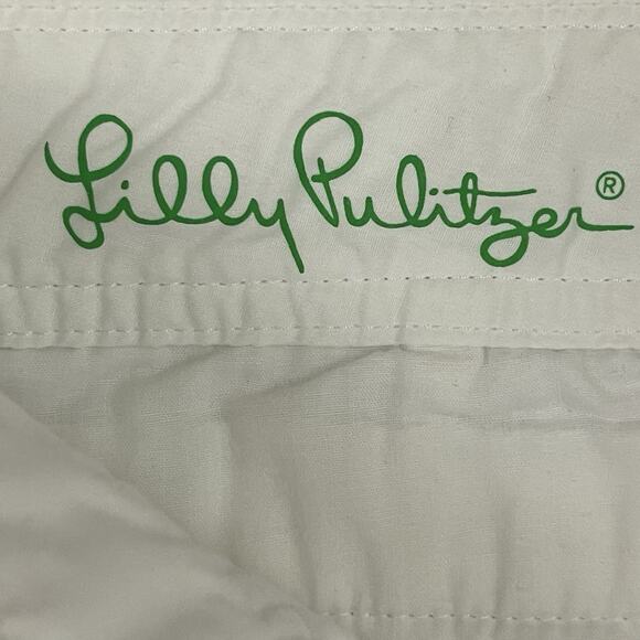 Lilly Pulitzer Callahan Knit Shorts Size 12 Large Resort White 5” Inseam Casual - Picture 2 of 11